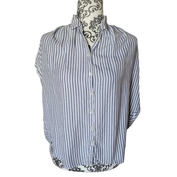 Madewell Central Shirt Dalton Stripe size small - Picture 2 of 15